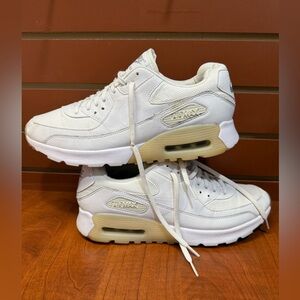 Nike Air Max White and Cream Women's Sneakers